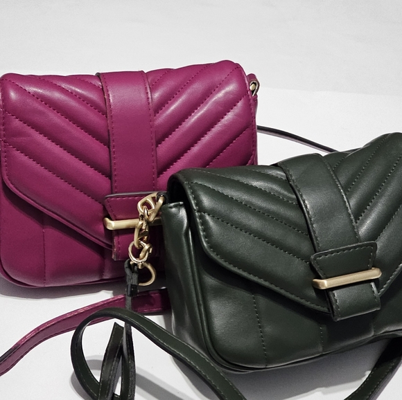 Time and Tru Women's Camber Crossbody Handbag Green,Pink,NWT - Picture 6 of 8